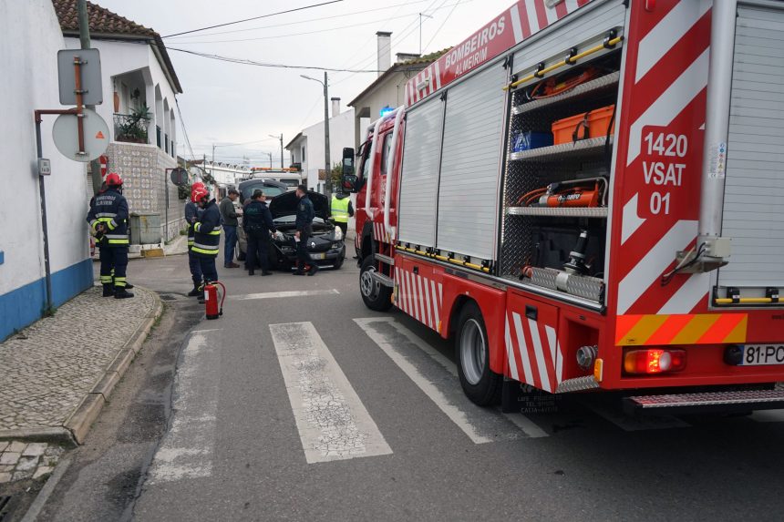 Mais um acidente da Rua Padre António Vieira em Almeirim