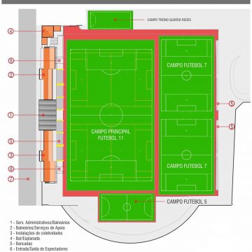 Câmara lança concurso para mais três campos no Estádio Municipal