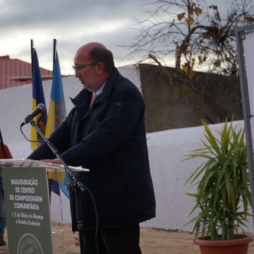 Ministro do Ambiente inaugura cinco centros de Compostagem da Ecolezíria