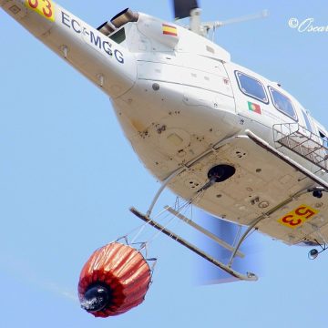 Proteção Civil retira helicóptero do heliporto de Pernes