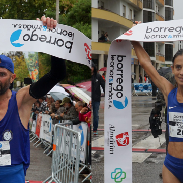 José Gaspar e Vera Nunes vencem da 36ª edição dos 20kms de Almeirim