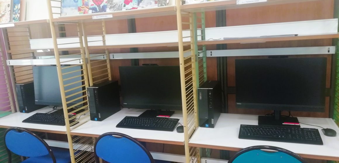 Bibliotecas da região com equipamentos informáticos renovados