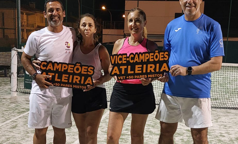 Tenistas de Almeirim dominam campeonato regional de veteranos +50
